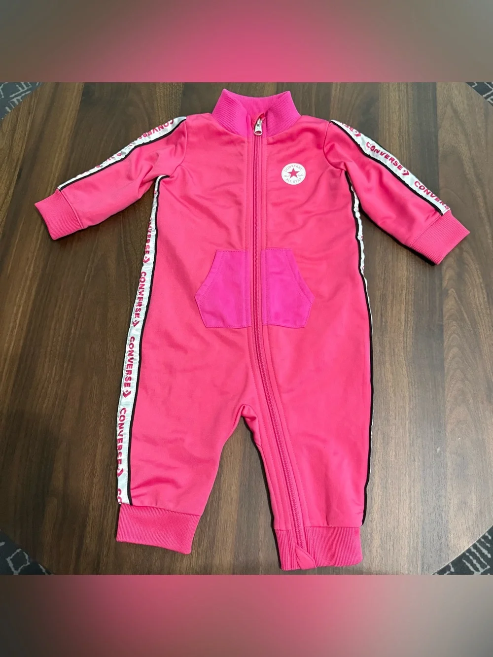 Baby girl converse jumpsuit